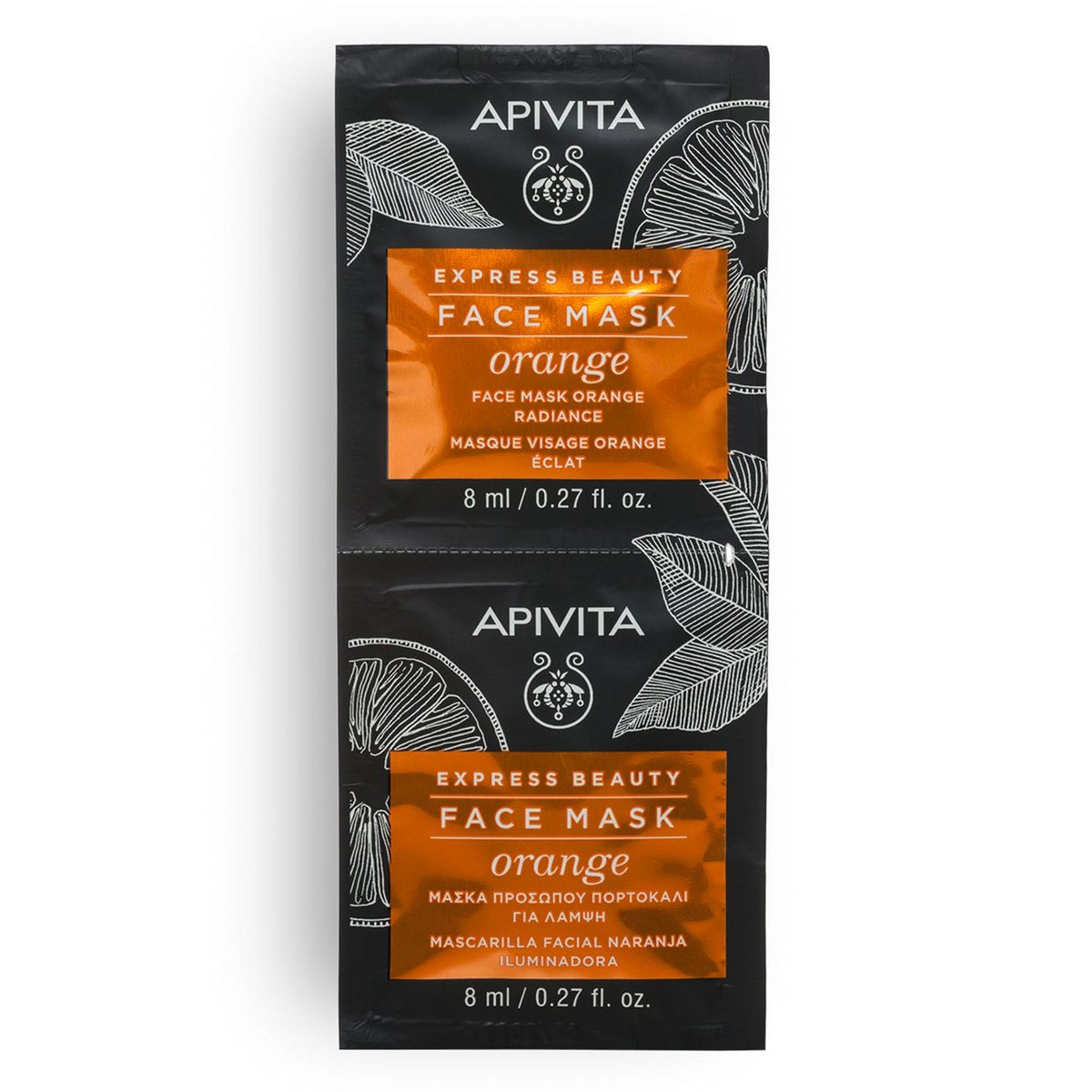 APIVITA - Mascarilla Iluminadora Express Beauty - Naranja Apivita
