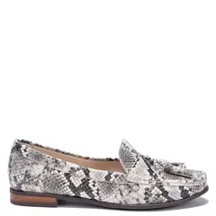 GACEL - Mocasin de cuero mujer animal print Siri