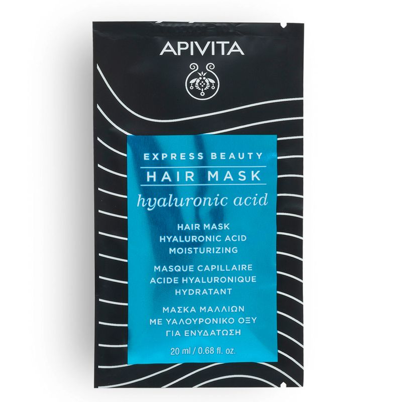 APIVITA - Mascarilla Capilar Hidratante Express Beauty - Ácido Hialurónico Apivita