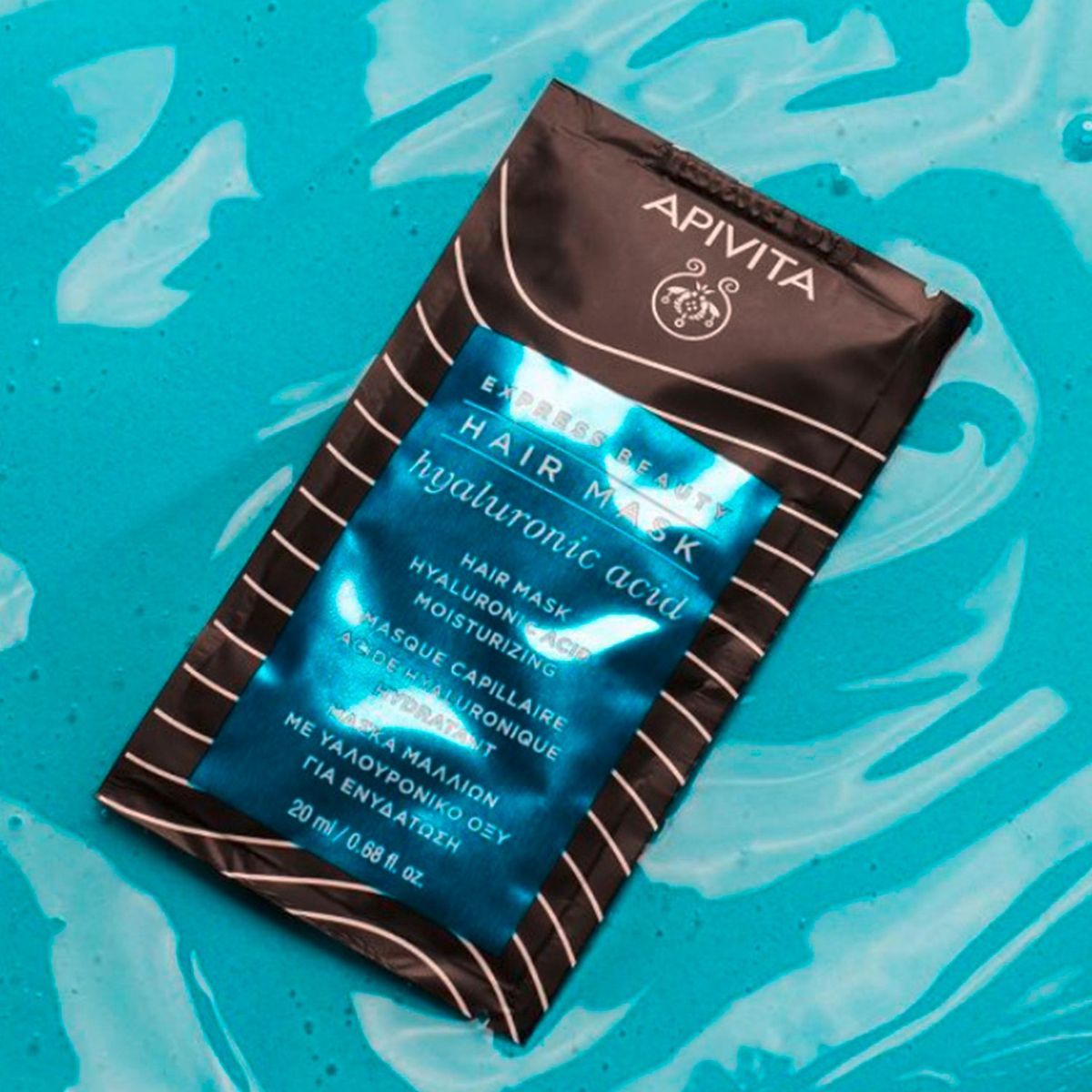 APIVITA - Mascarilla Capilar Hidratante Express Beauty Ácido Hialurónico 20 Ml Apivita