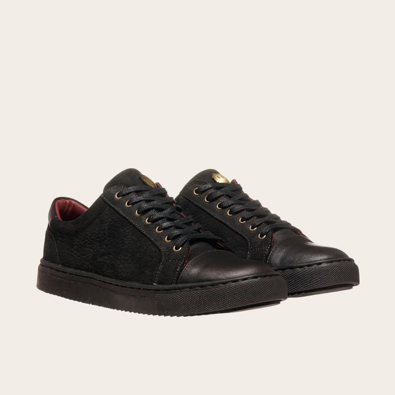 Zapatilla de Cuero Casual Aconcagua - Negro Negro 39