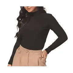 ACOCO - Top Beatle Mujer Acanalado Manga Larga