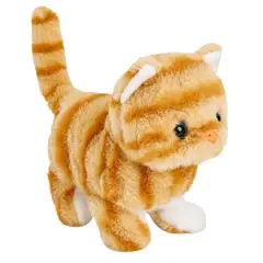 ROLEPLACE - Peluche Gato con Sonido y Movimiento Diseño Rayas - SC