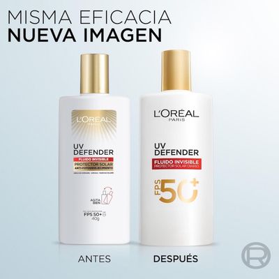 Imagen 2 del producto L'Oreal Crema Diaria UV Defender FPS 50 Fluido Ligero