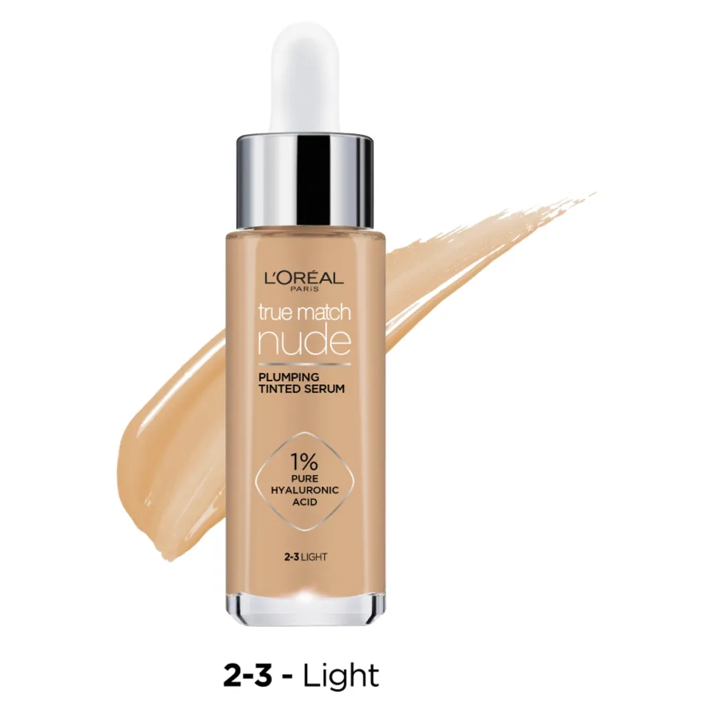 Base Maquillaje L'Oréal Sérum True Match Tono 2.3 Light 30ml, foto 3