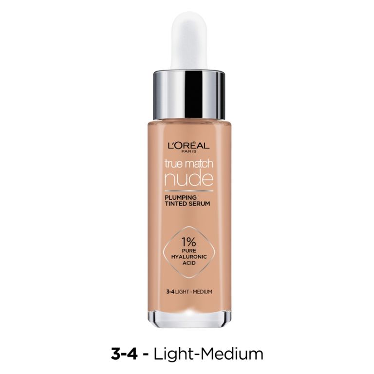 Base Maquillaje L'Oréal Sérum True Match Tono 3.4 Light Medium 30ml