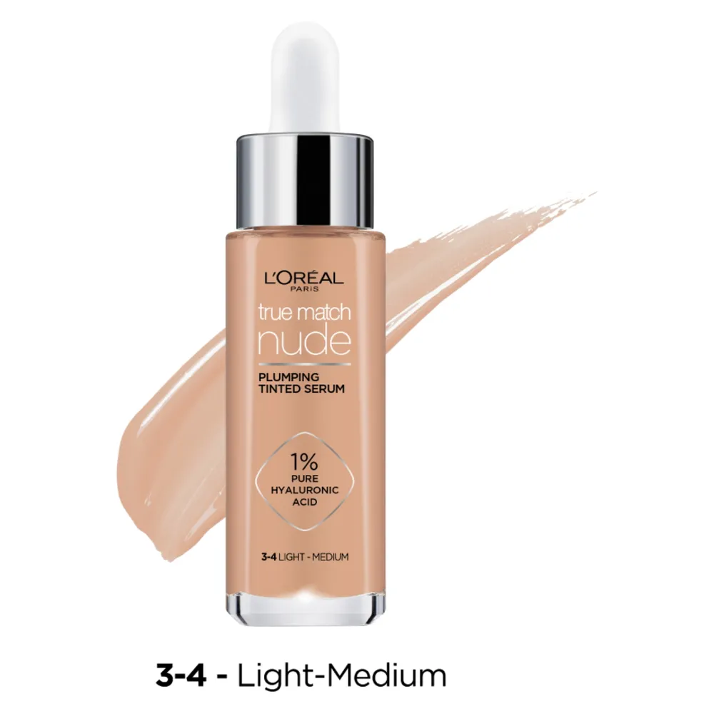Base Maquillaje L'Oréal Sérum True Match Tono 3.4 Light Medium 30ml, foto 3