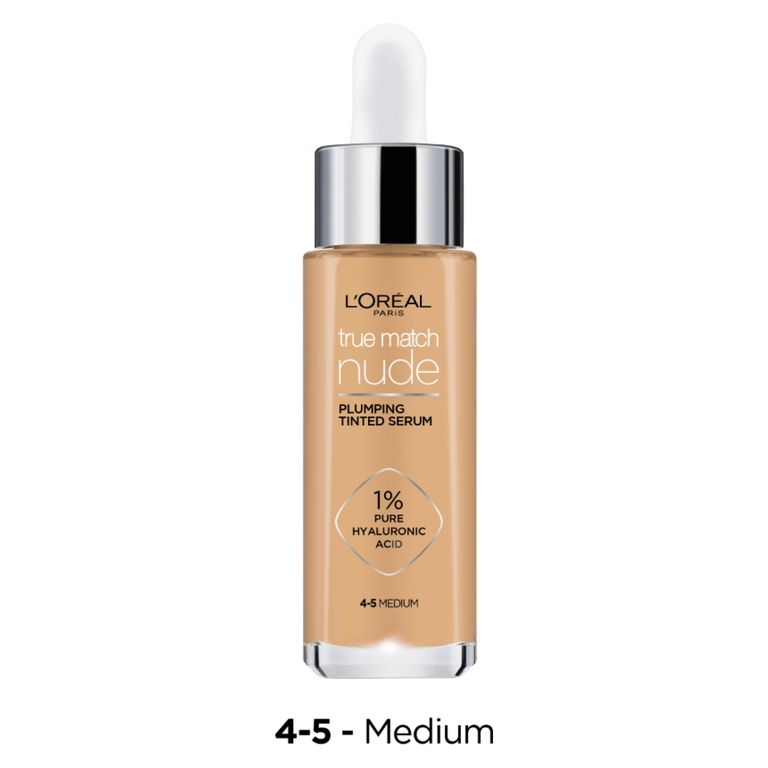 Base Maquillaje L'Oréal True Match Sérum Tono 4.5 Medium 30ml