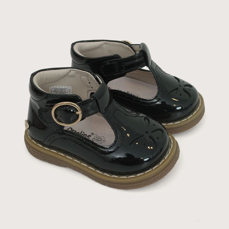 Zapato Reina Niña Primeros Pasos Ceremonia Negro