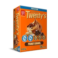YOUR GOAL - BOX 4 BARRAS TWENTYS PEANUT CARAMEL 240GR -