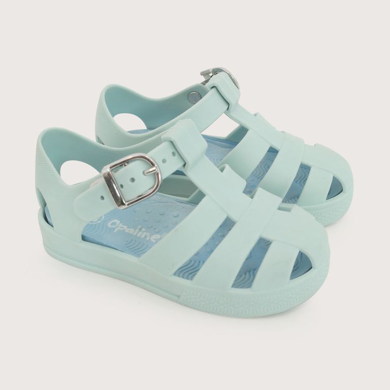 Sandalia Aqua Unisex Primeros Pasos Jelly Celeste