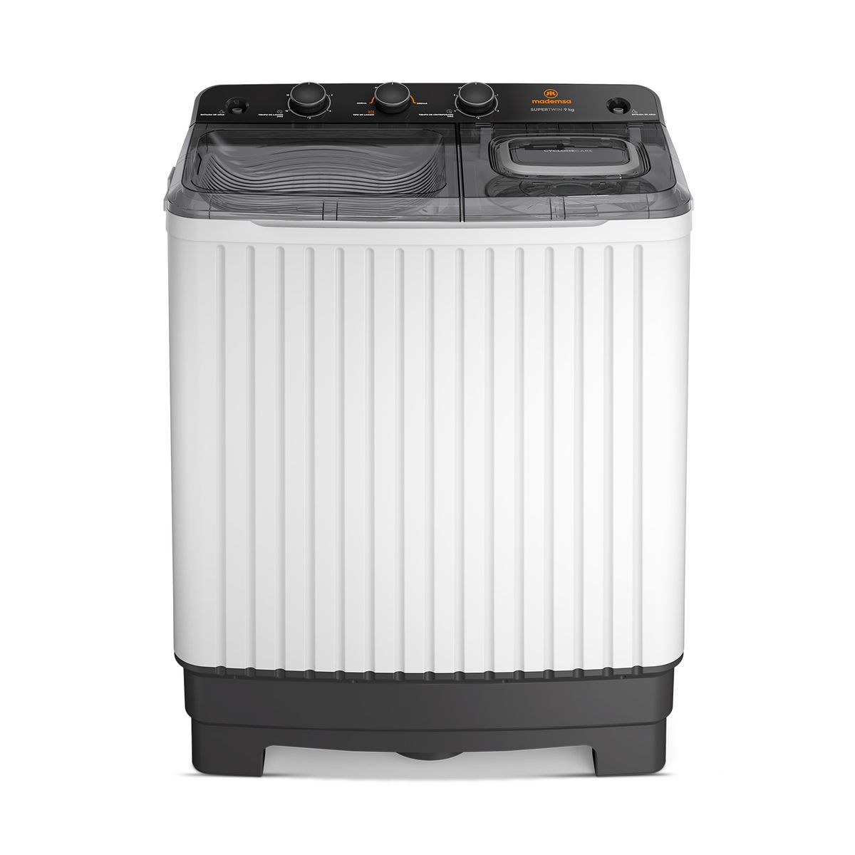 MADEMSA - Lavadora Semi Automática Mademsa 9kg Carga Superior MWMSAT9W