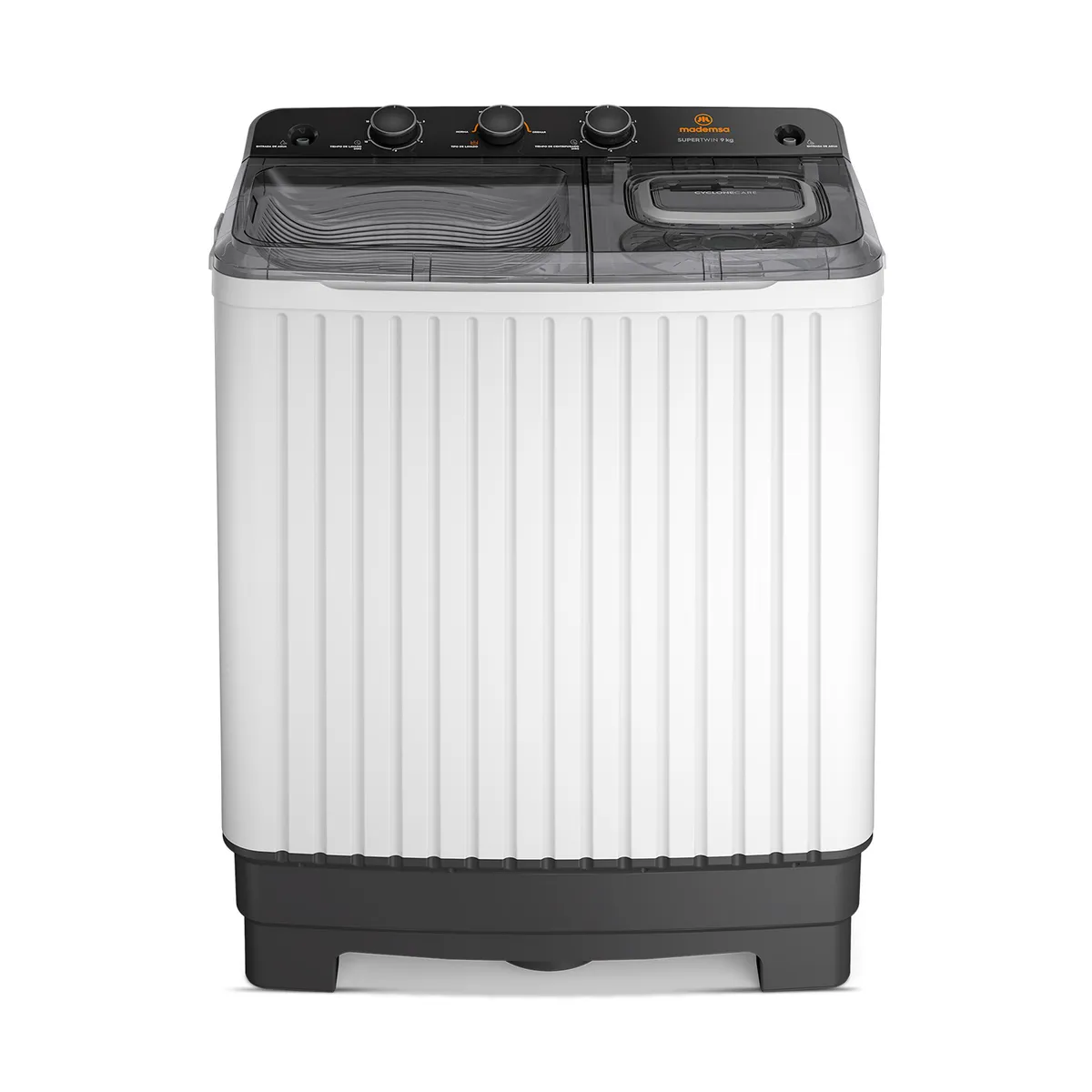 MADEMSA - Lavadora Semi Automática Mademsa 9kg Carga Superior MWMSAT9W