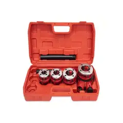 UYUSTOOL - TERRAJA MANUAL TUBO BSPT 1/2" - 1 1/4" Set x4