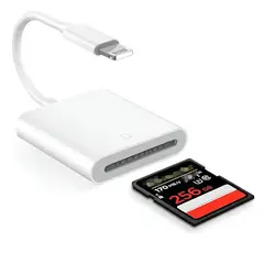 GENERICO - Cable Adaptador Usb 3.0 Para Iphone A Memoria Sd Camara