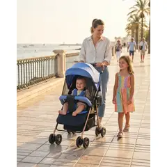 MYLHOGAR - Coche para Bebe Ligero y Moderno con Capota Ajustable