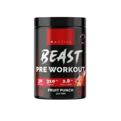 4ACTIVE - PRE ENTRENO BEAST 320GR-