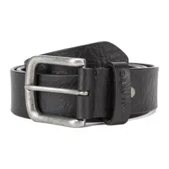 GUANTE - Cinturon de cuero hombre negro