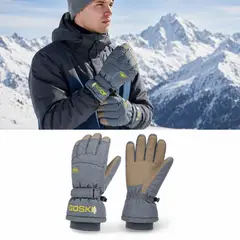 DEFENSOR FOREVER - Guantes Térmicos Nieve Moto Hombre Impermeables Touch Goski
