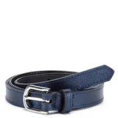 GACEL - Cinturon de cuero mujer azul