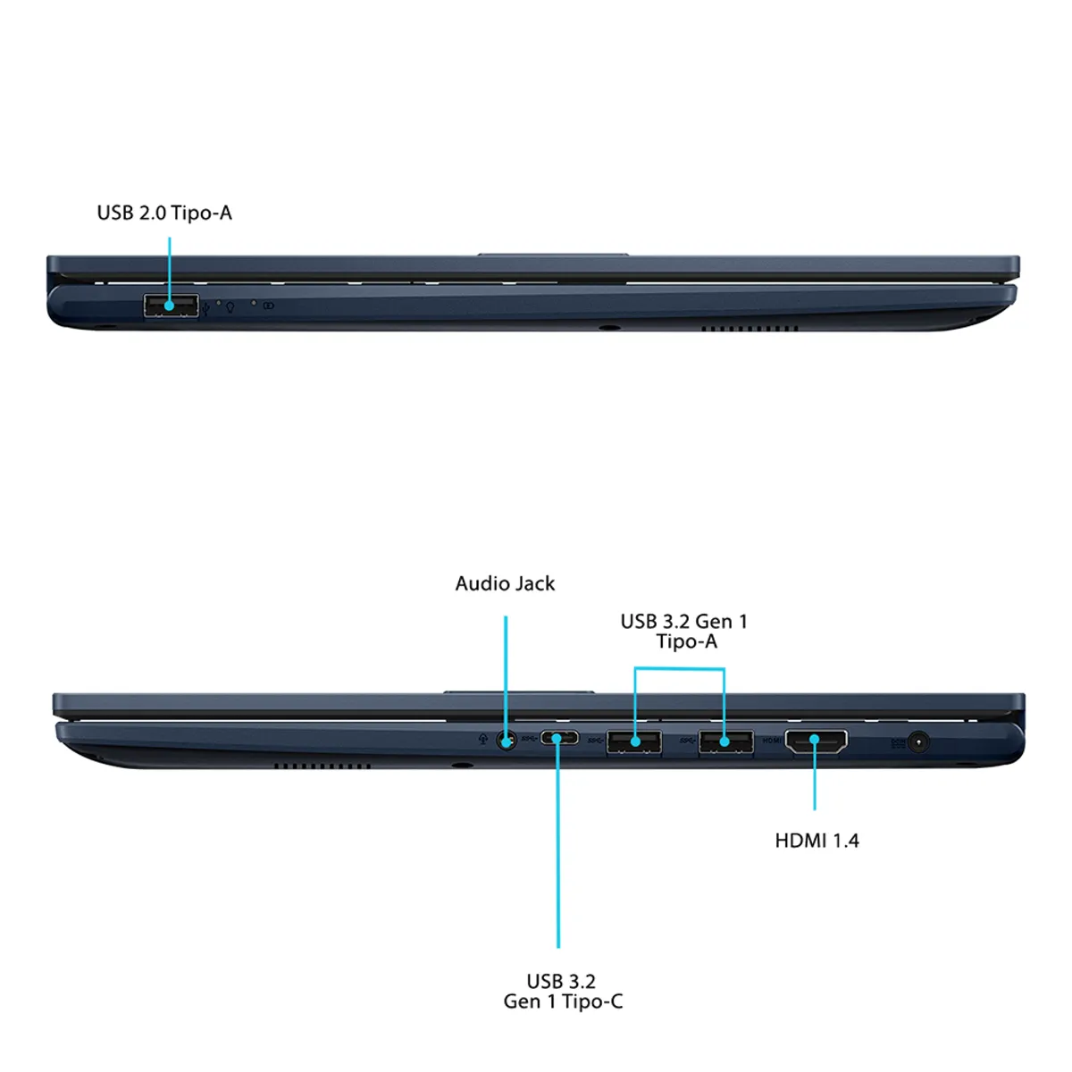 ASUS - Notebook ASUS Vivobook 15 Intel Core 5 8GB RAM 512GB SSD 15.6"