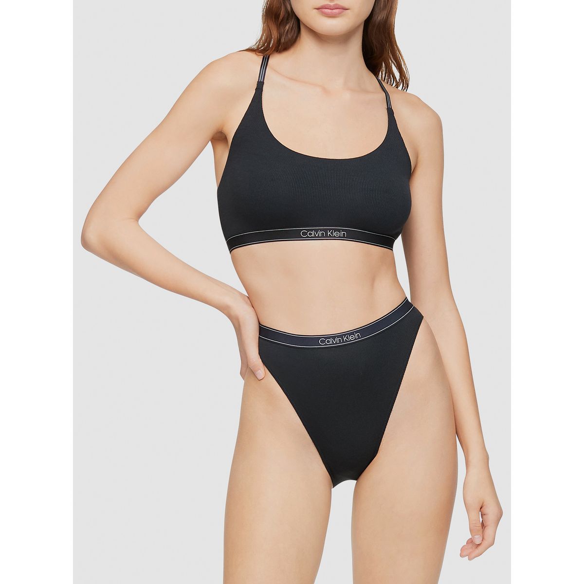 CALVIN KLEIN - Bralette sin Forro y Natural