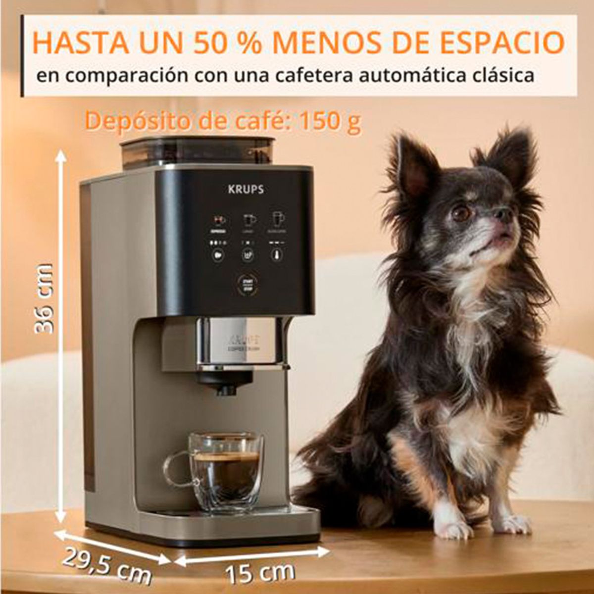 KRUPS - Cafetera Espresso Coffee Crush Chai Krups
