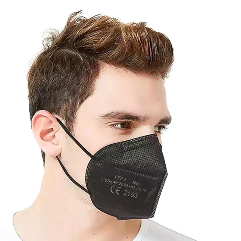 GENERICO - Mascarilla Kn95 - Negras - Pack 100 Unidades