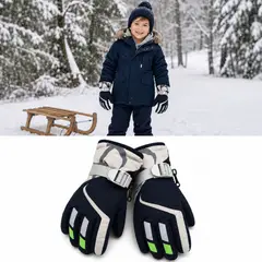 DEFENSOR FOREVER - Guantes Térmicos Invierno Nieve Niños Impermeables