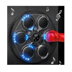 GENERICO - Máquina De Boxeo Entrenamiento Ejercicio En Pared Con Música Bluetooth Inteligente Luz Led Con Guant