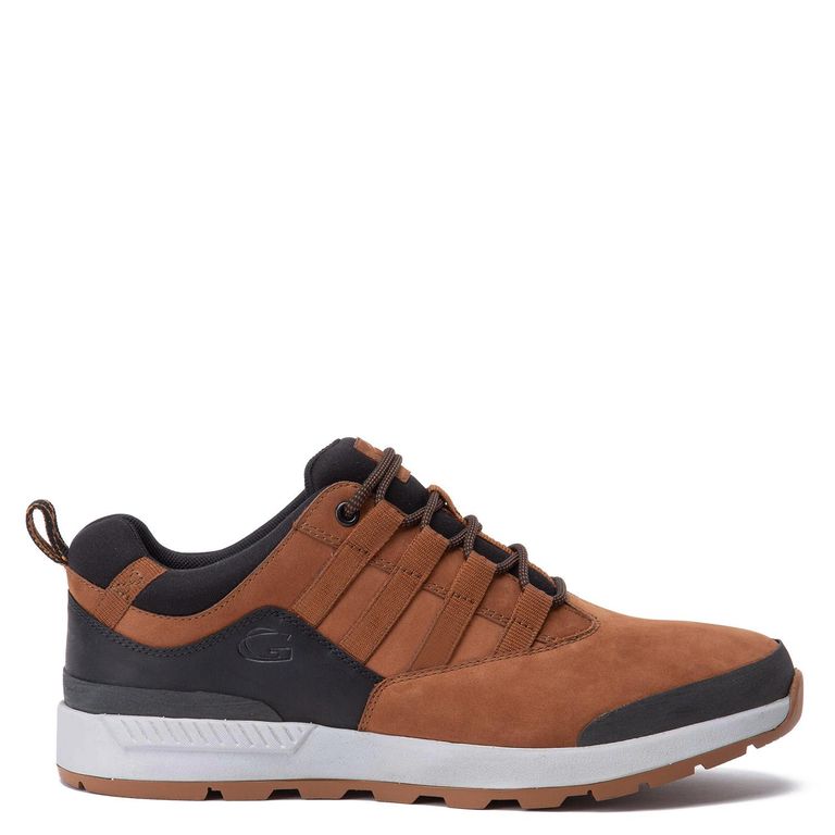 Zapatilla de cuero hombre brandy Maine