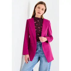 IO - Tapado Liso Mujer Fucsia