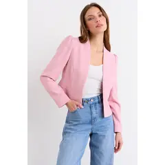 IO - Blazer Liso Mujer Rosa