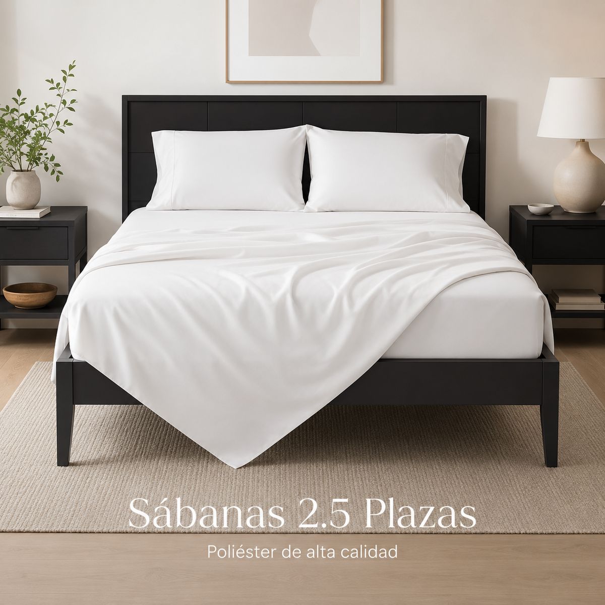 ARMONIA - Sabanas 2.5 Plazas Polialgodon Alta Calidad 804 para Hogar