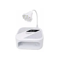 GENERICO - Lámpara Uv Led 288w Recargable Para Uñas Con Luz Flexible BLANCO