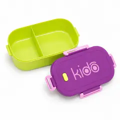 KEEP - Lonchera Escolar Kido 950ml Hermética 2 Divisiones Verde Lima - SC