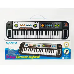 TASBEL - Piano Teclado Niños 37 Teclas Microfono Juguete Musical