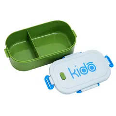 KEEP - Lonchera Escolar Kido 950ml Hermética 2 Divisiones Verde - SC