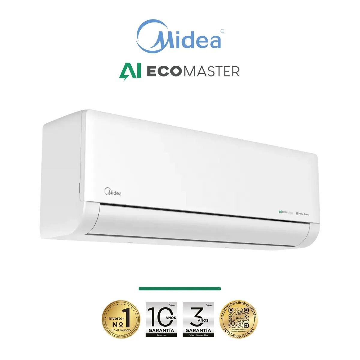 MIDEA - Aire Acondicionado Midea MOX130-09HDN1-B Xtreme 9.000 BTU