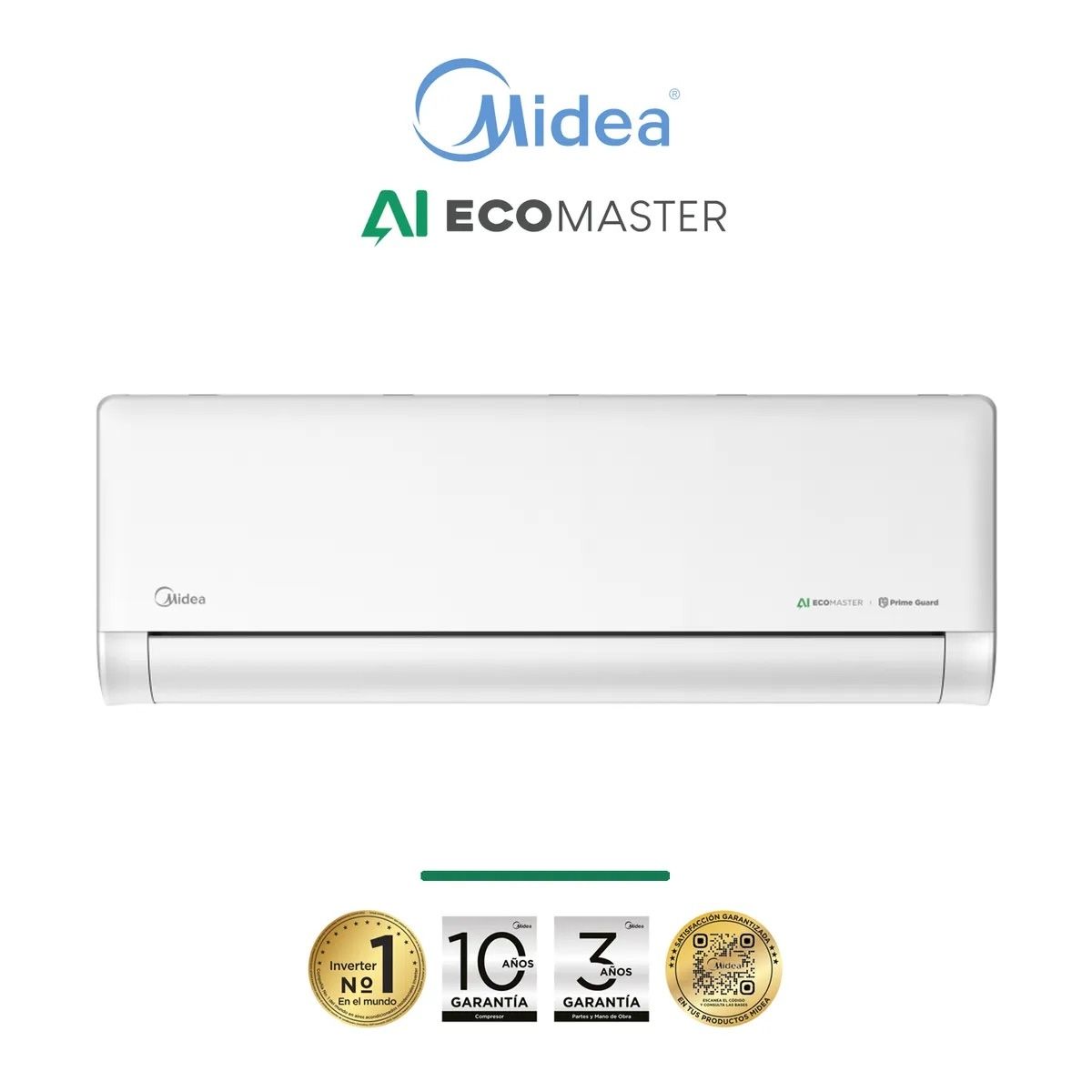 MIDEA - Aire Acondicionado Midea MOX130-09HDN1-B Xtreme 9.000 BTU