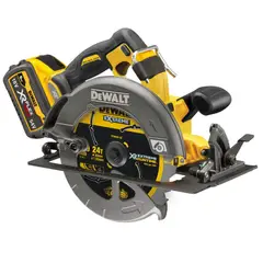 DEWALT - SIERRA CIRCULAR 60 V + 2 BAT 6 AH + CARGADOR 6 AH + BOLSO TRASLADO