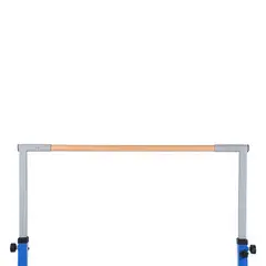 FLIK SPORT - Barra de Gimnasia Artística Ajustable 90-150 cm Flik Bar Solo de Madera Azul