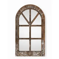 GENERICO - Espejo Ventana Vintage Roble