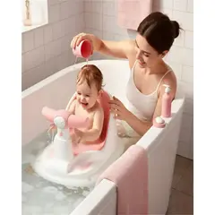 MYLHOGAR - Silla De Baño Para Bebe Con Sonidos Y Manubrio Didáctico color Rosa
