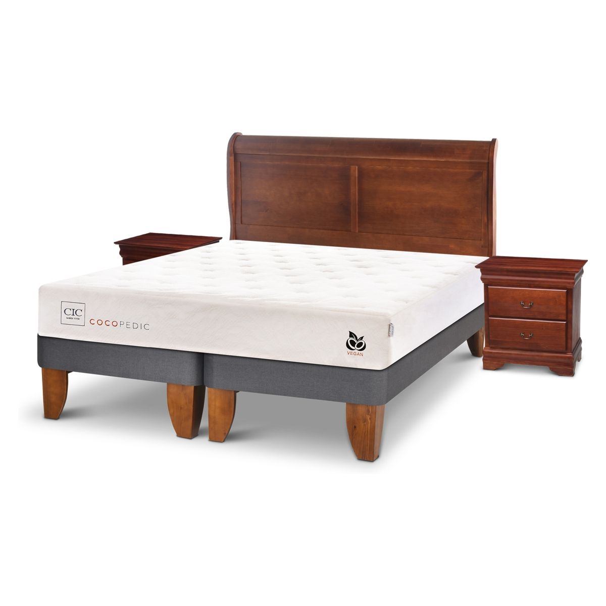CIC - Cama Europea Cocopedic King Miro Set   Cic