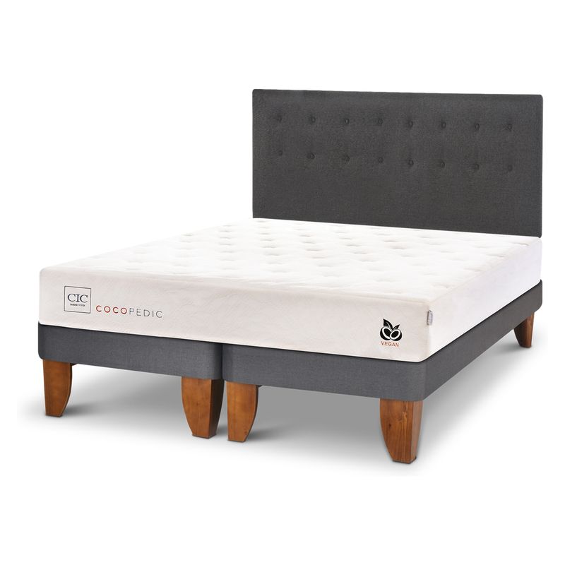 CIC - Cama Europea Cocopedic King + Respaldo Eufrates   Cic