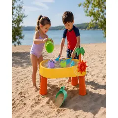 MYLHOGAR - Mesa de Arena y Agua 2 en 1 - Diversión Total