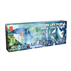 HAPE - Puzle Vida Marina - 1,5 mt de alto - Brilla de Noche