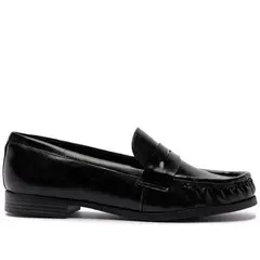 ANACAPRI - Mocasin mujer negro Clara