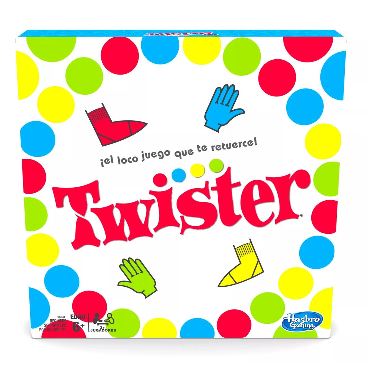 HASBRO GAMING - Juego De Mesa Twister Hasbro Gaming Original Familiar